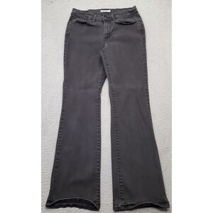 Levi's Classic Bootcut Jeans Womens 30x32 Black Denim Streetwear 5-Pocket Design